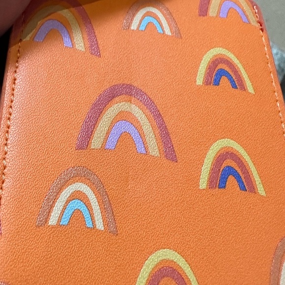 Rainbow multicoloured luggage tag pattern new holiday travel accessories - Picture 7 of 8